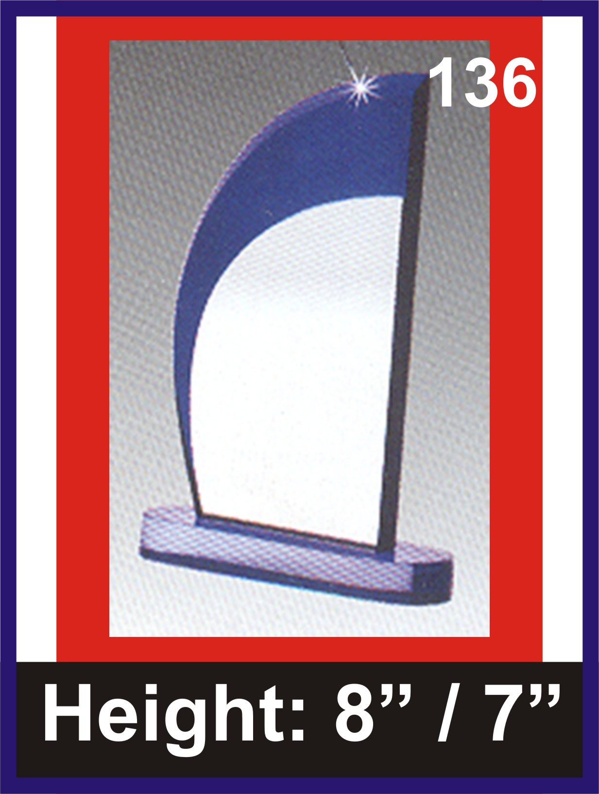 GLASS TROPHIES Design 136 | GLASS TROPHIES