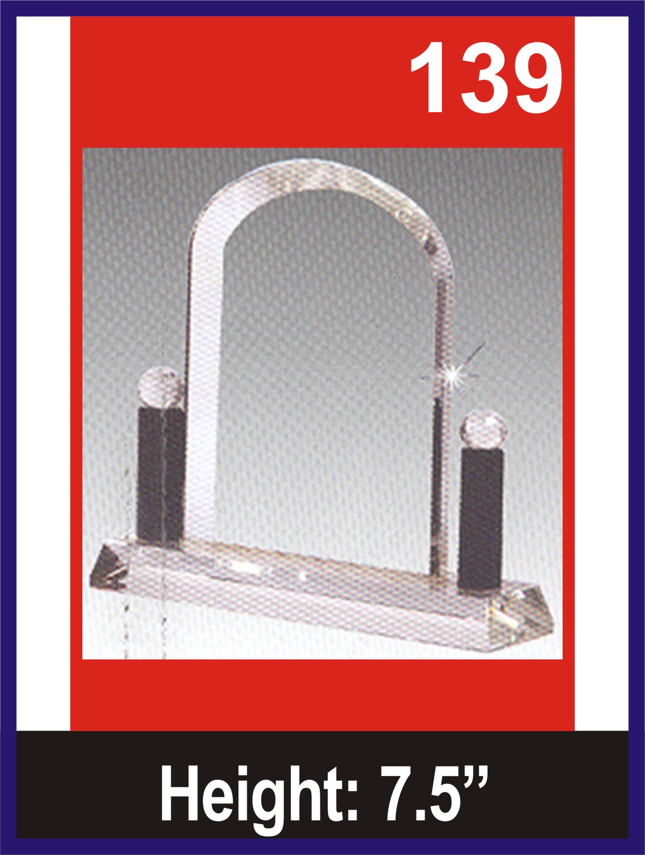 GLASS TROPHIES Design 139 | GLASS TROPHIES